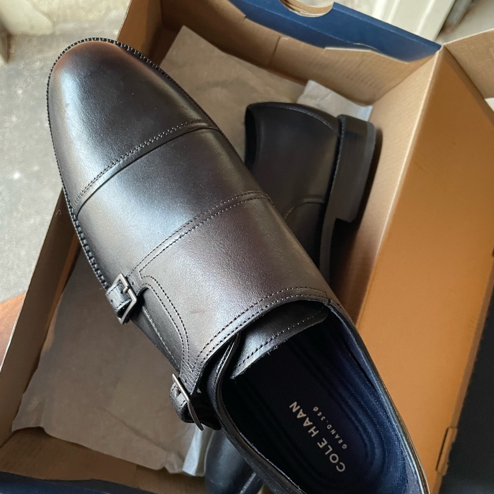 Brand New, In Box Cole Haan Harrison Monk - Size 9 - Picture 2 of 5